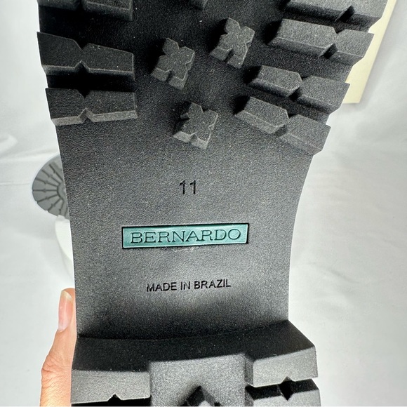 NW/OT Bernardo Addison Chelsea Rain Boot Royal Pine Size 11 - Picture 6 of 11